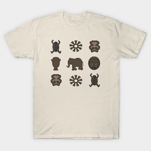 african art T-Shirt by omitay